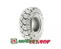 Шина цельнолитая Delasso R101_4.00-8 (белая) резина для вилочных погрузчиков